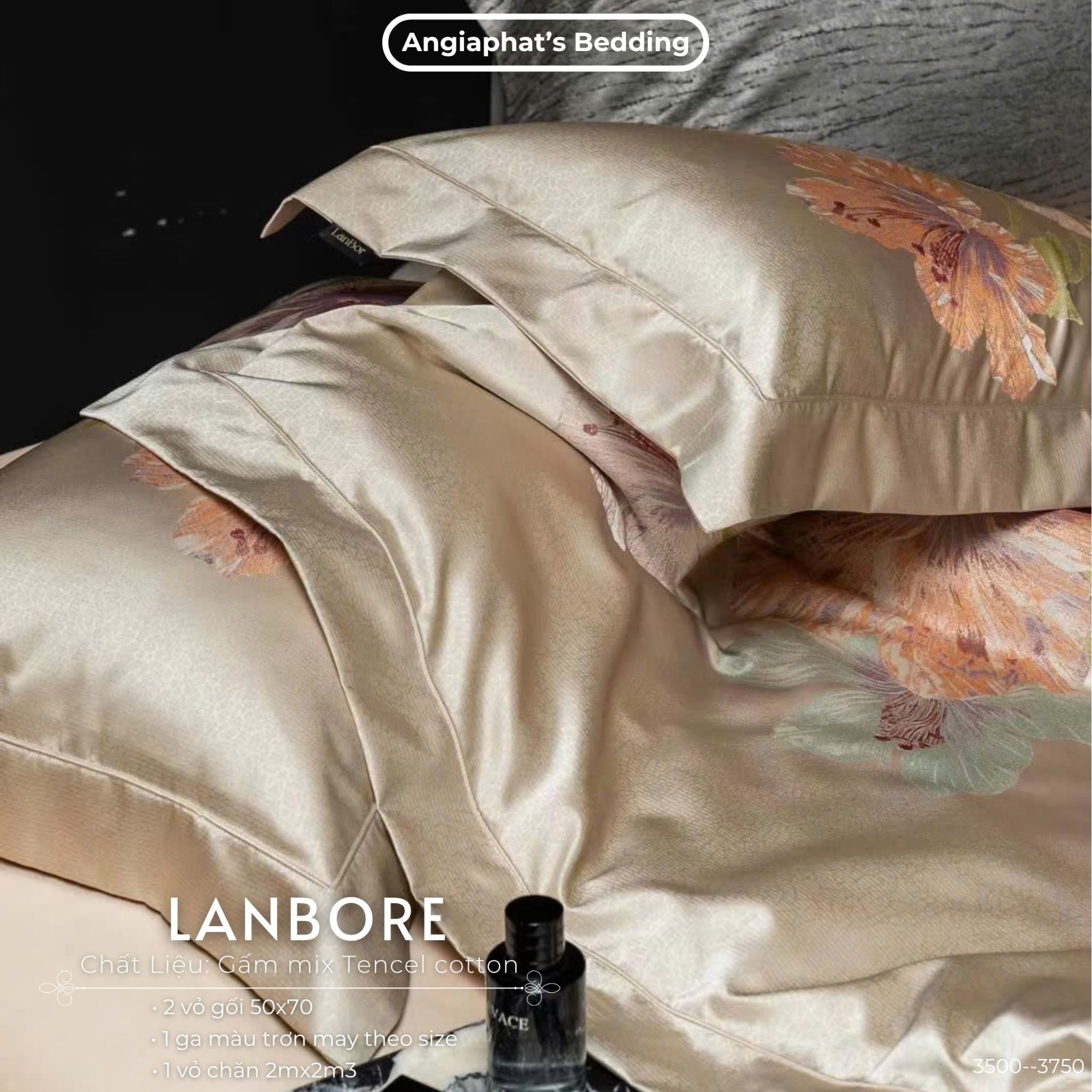  Set Chăn Ga Gấm Tencel - Vương Giả 1 