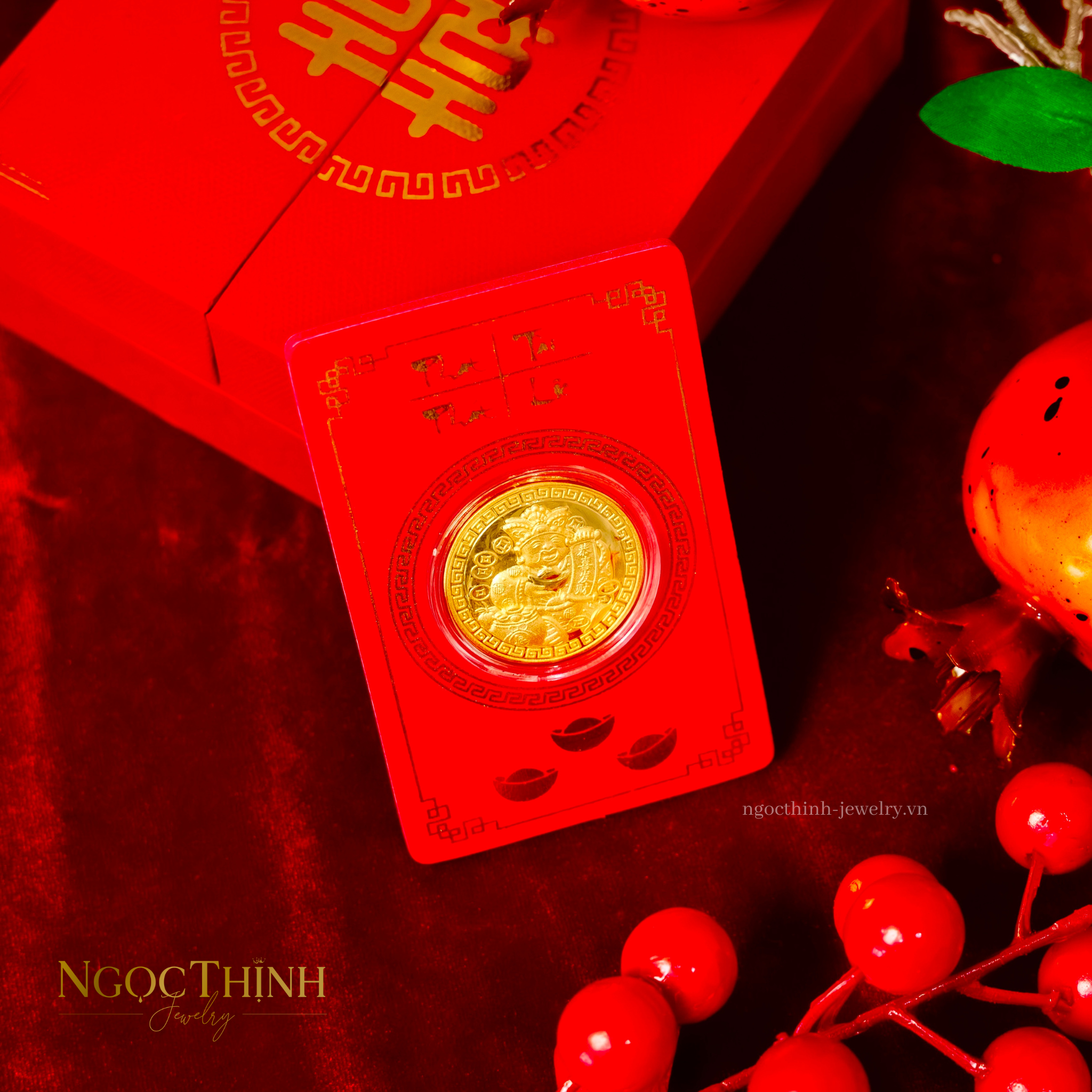 Đồng vàng Thần Tài 0.1 chỉ