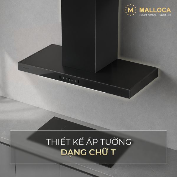 Máy hút mùi áp tường Malloca SLIM MH7035TS
