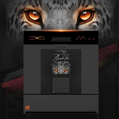 Máy Rửa Bát Junger Leopard DWJ-136-VG