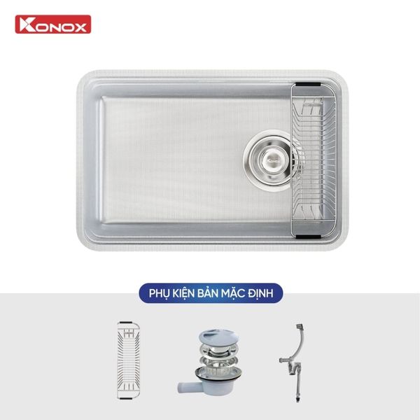 Chậu rửa bát âm 1 hố Konox Tari Smart 7047PP