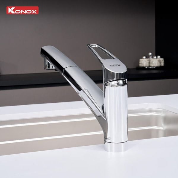 Vòi rửa bát phong cách Nhật Bản Konox Kira Chrome