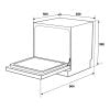 Máy rửa bát độc lập Hafele HDW-T5532B 538.21.341