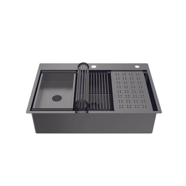 Chậu âm Hafele 567.24.485 ( Màu đen)