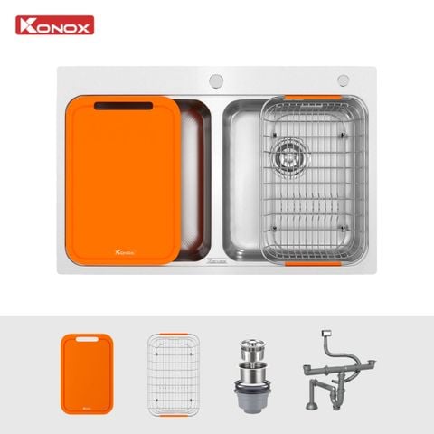 Chậu rửa bát Konox R50 Tari 7851TD