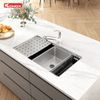 Chậu rửa bát chống xước Konox Dekor 8044SU tặng Vòi rửa Reno Smart