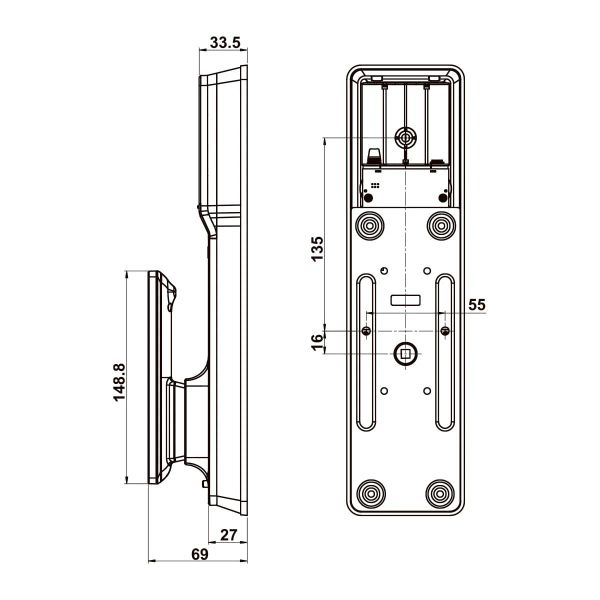 KHÓA ĐIỆN TỬ HAFELE MP2503B 912.21.046