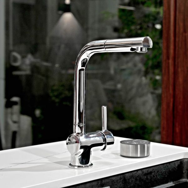 Vòi rửa bát Wasserwerk WK 4 Chrome 700410 có dây rút