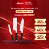 Bộ dao làm bếp 3 món Konox Alder Set