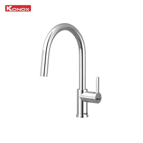 Vòi rửa bát dây rút Konox Alto Smart Chrome