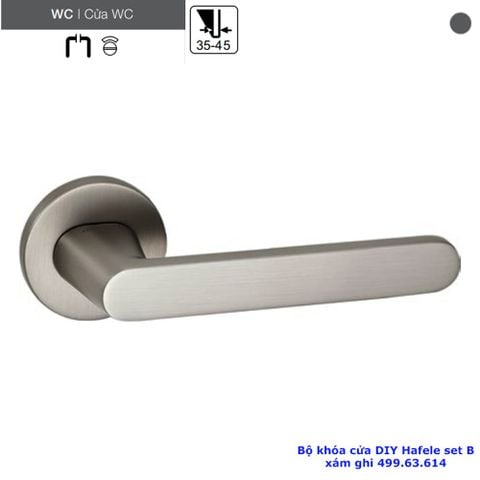 BỘ KHÓA CỬA DIY HAFELE SET B 499.63.614