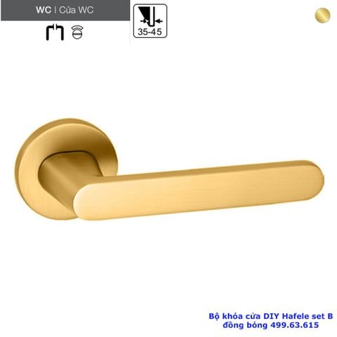 BỘ KHÓA CỬA DIY HAFELE SET B 499.63.615