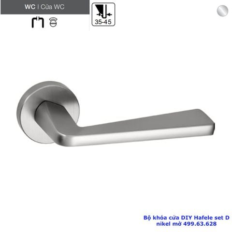 BỘ KHÓA CỬA DIY HAFELE SET D 499.63.628