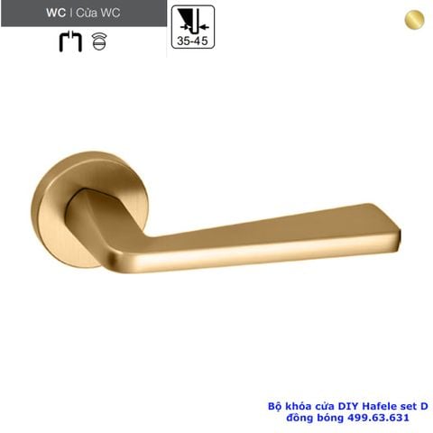 BỘ KHÓA CỬA DIY HAFELE SET D 499.63.631