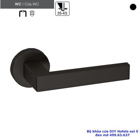BỘ KHÓA CỬA DIY HAFELE SET E 499.63.637
