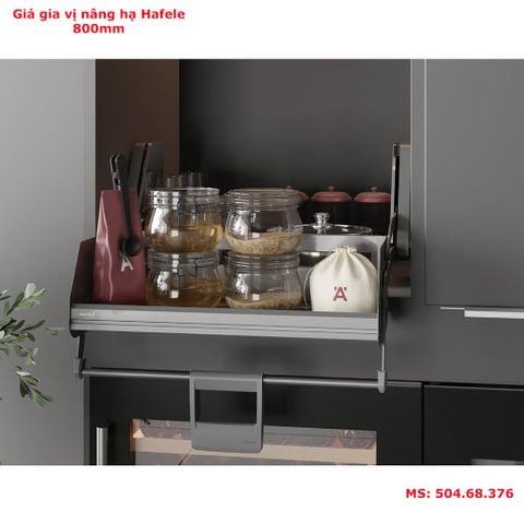 GIÁ GIA VỊ NÂNG HẠ HAFELE 800MM 504.68.376