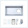 Chậu lắp dương bàn Nobinox ARVO V775 Tặng vòi dây rút Nobinox IVY NX202