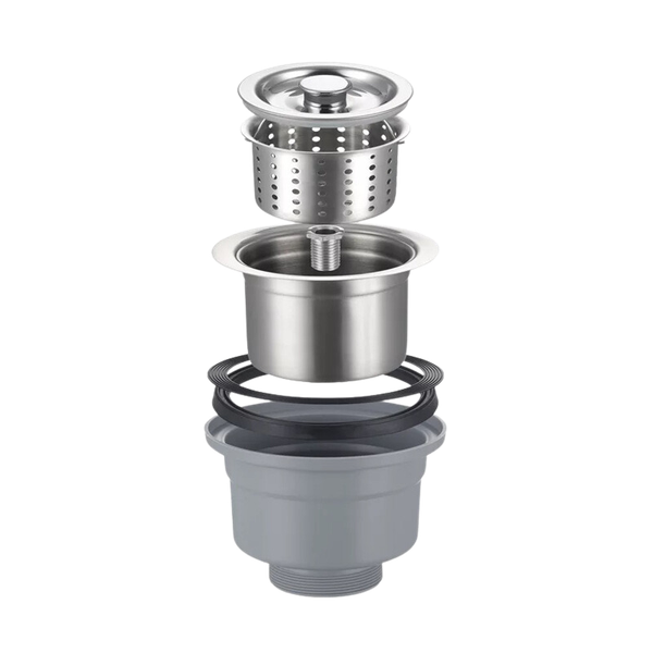 Chậu rửa bát âm tủ Konox STELO 780U Vòi rửa bát rút dây Alto Chrome