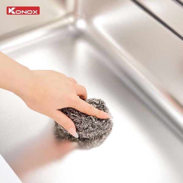 Chậu rửa bát âm Konox Tari Smart 8047 Tặng bộ dao 7 món Gouter