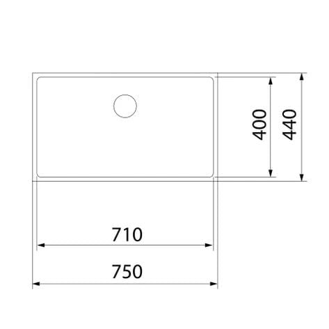 Chậu âm 1 hố Teka FLEXLINEA RS15 71.40