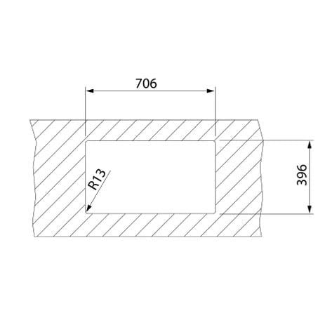 Chậu âm 1 hố Teka FLEXLINEA RS15 71.40