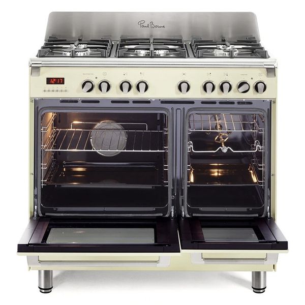 Bếp gas 5 vùng nấu kết hợp 2 lò nướng Rosières RGM95D2C