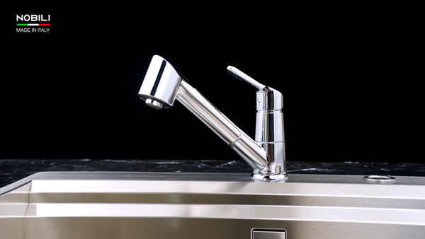 VÒI RỬA BÁT DÂY RÚT NOBILI BLUES NB177