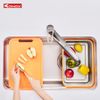 Chậu rửa bát âm Konox Tari Smart 8047 Tặng bộ dao 7 món Gouter