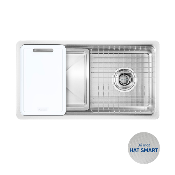Chậu âm 1 hố Konox Tari Smart 780