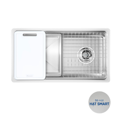 Chậu âm 1 hố Konox Tari Smart 780