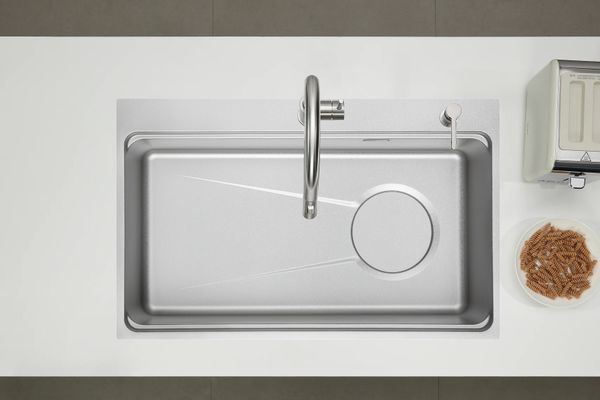 Chậu rửa 1 hố Inox 304 chống xước GrandX GX7650SV Volcano
