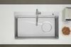 Chậu rửa 1 hố Inox 304 chống xước GrandX GX7650SV Volcano