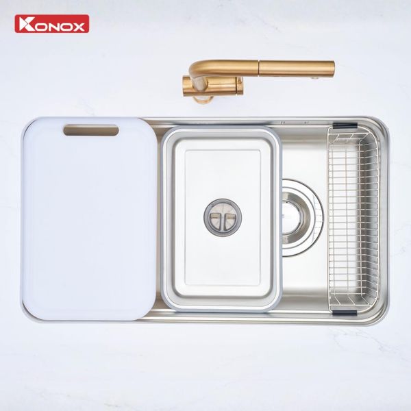 Chậu rửa bát 1 hố Konox Tari Smart 8047PP
