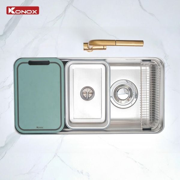 Chậu rửa 1 hố Konox Tari Smart 8847PP