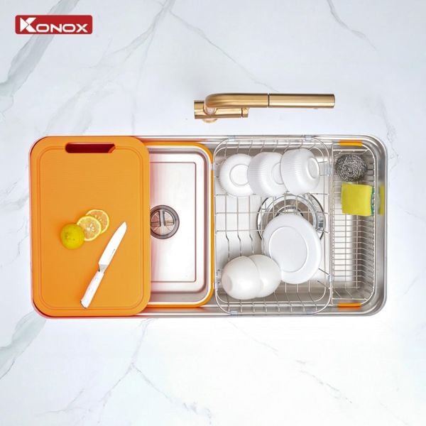 Chậu rửa 1 hố Konox Tari Smart 8847PP
