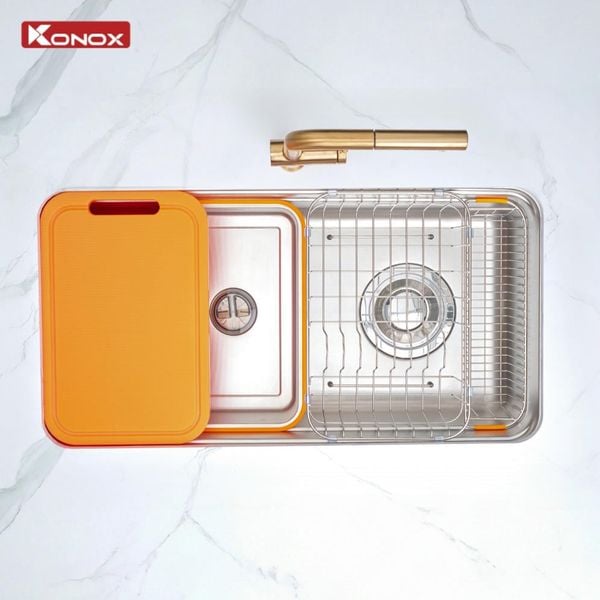 Chậu rửa 1 hố Konox Tari Smart 8847PP