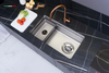 Chậu rửa bát 1 hố Nobinox ARVO V676 Tặng Vòi rửa dây rút Nobinox NX202