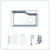 Chậu âm Nobinox NOVA A182 Tặng Vòi rửa dây rút Nobinox NX202