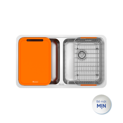 Chậu rửa bát lắp âm Konox R50 Tari 7846DU