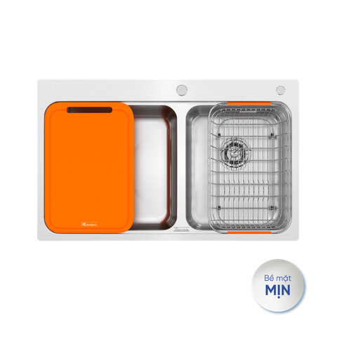 Chậu rửa bát 2 hố Konox R50 Tari 8251TD