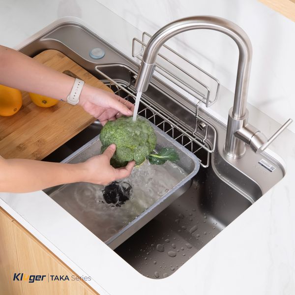 Chậu rửa bát Kluger KF7848FS – S78 Plus (Tặng vòi Kluger KLF00030S)