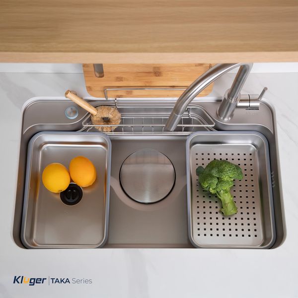 Chậu rửa bát Kluger KF7848FS – S78 Plus (Tặng vòi Kluger KLF00030S)