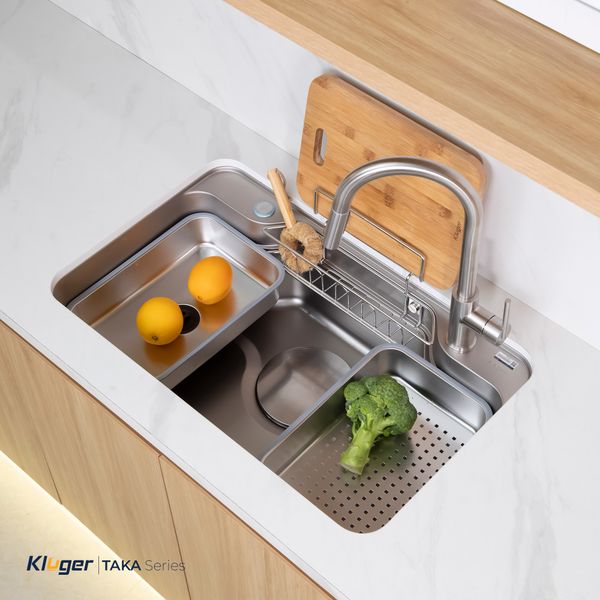 Chậu rửa bát Kluger KF7848FS – S78 Plus (Tặng vòi Kluger KLF00030S)
