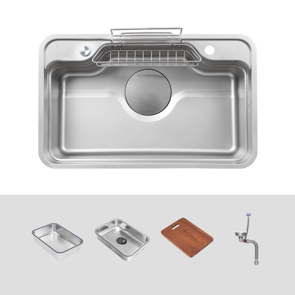 Chậu rửa bát Kluger KF7848FS – S78 Plus (Tặng vòi Kluger KLF00030S)