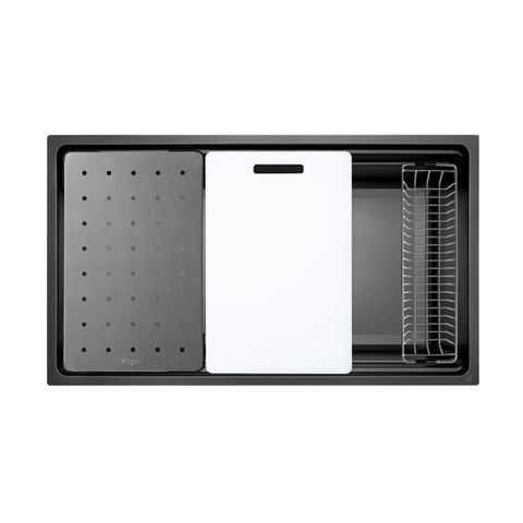 Chậu rửa bát Kluger KG7644FB Plus (Tặng vòi Kluger KLF00030S)