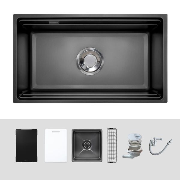 Chậu rửa bát Kluger KG7644FB Plus (Tặng vòi Kluger KLF00030S)