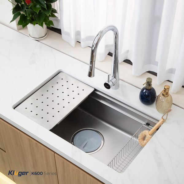 Chậu rửa bát Kluger KG7644FS Plus  (Tặng vòi Kluger KLF00030S)