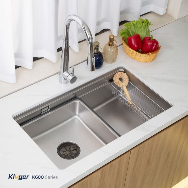 Chậu rửa bát Kluger KG7644FS Plus  (Tặng vòi Kluger KLF00030S)