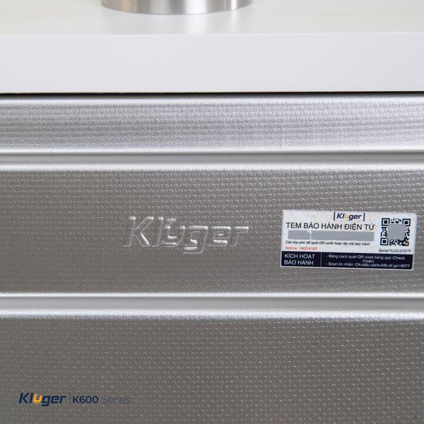 Chậu rửa bát Kluger KG8644FS Basic (Tặng vòi Kluger KLF00030S)