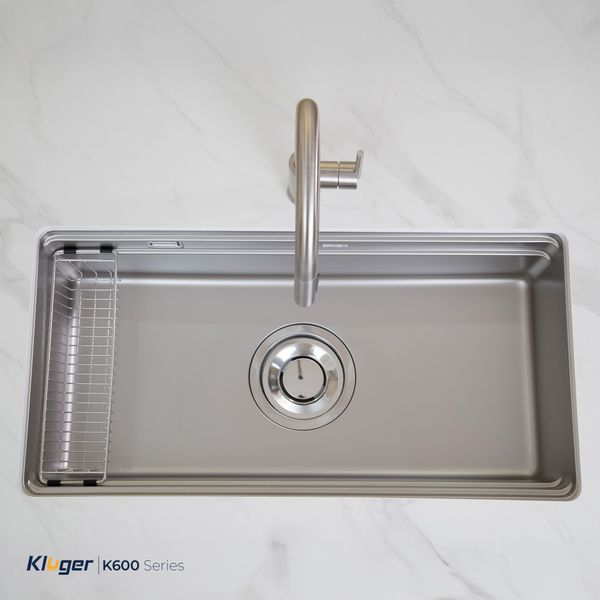 Chậu rửa bát Kluger KG8644FS Basic (Tặng vòi Kluger KLF00030S)